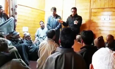 National Conference members held a meeting in the regard of elections in Anantnag