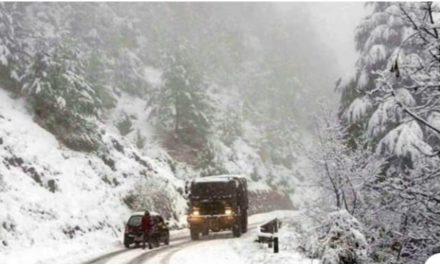Fresh snowfall closes Mughal road.