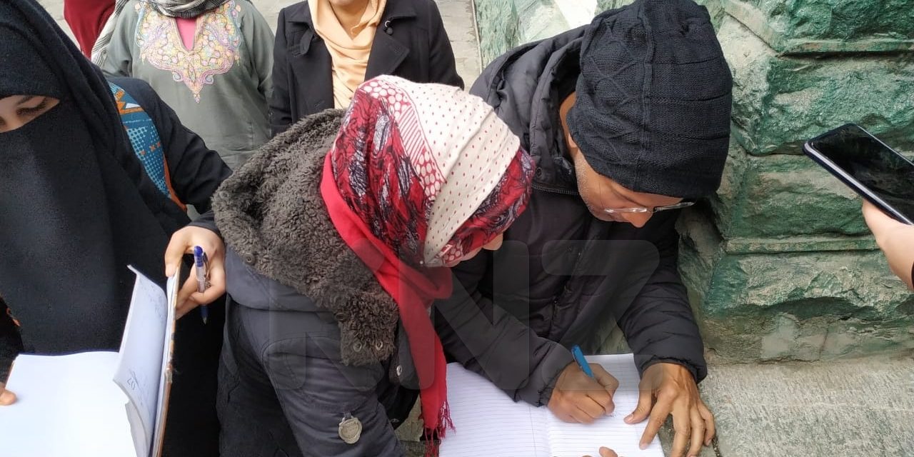 Former IGP traffic Basant Rath paid a surprise visit to Womens College MA Road Srinagar