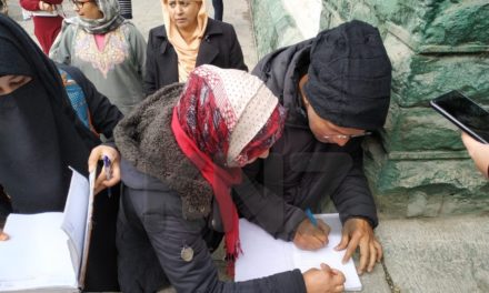 Former IGP traffic Basant Rath paid a surprise visit to Womens College MA Road Srinagar