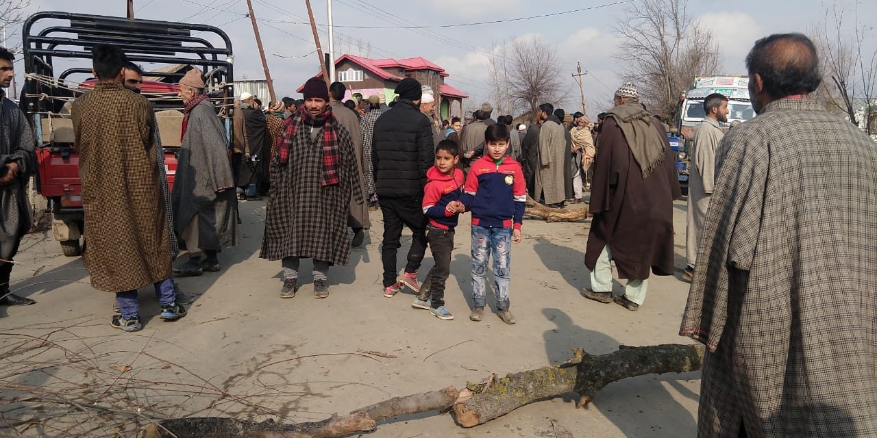 Protest against power crisis in Sopore