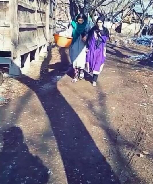 Army Man Posts Video of Kashmiri Girls Walking on a Street, Social Media Aghast