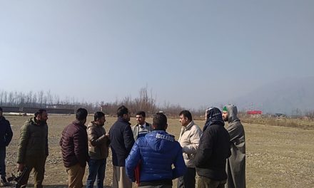 Chairman MC Ganderbal Advocate Altaf lone reviews encroachment drive in Ganderbal town,