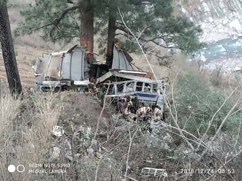 ITBP trooper killed, 34 others injured as bus plunges in Ramban