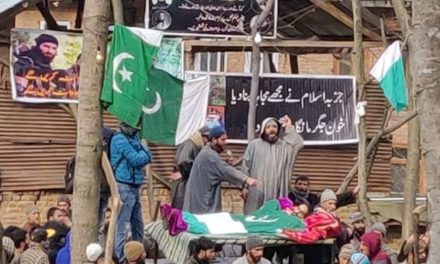 Thousands participate in multiple funerals held for slain militants in Awantipora amid shutdown