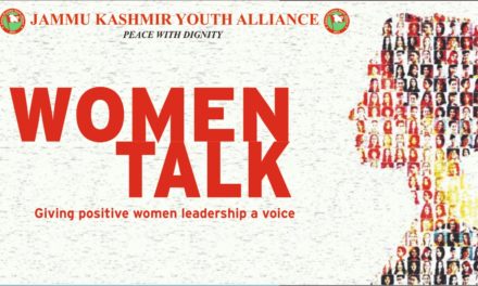 Jammu Kashmir Youth Alliance organised event on Women Talk at Cafe Fine Dine