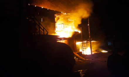 Two residential houses,four shops Gutted in Fire in Doda