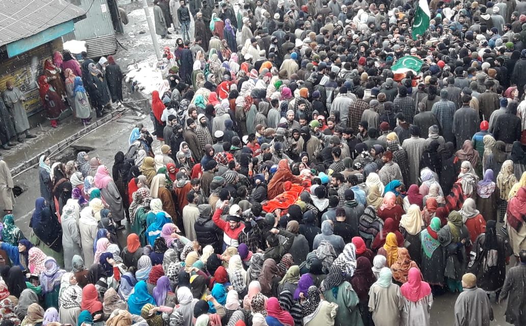 Amid tears and sobs three friends laid to rest in Baramulla