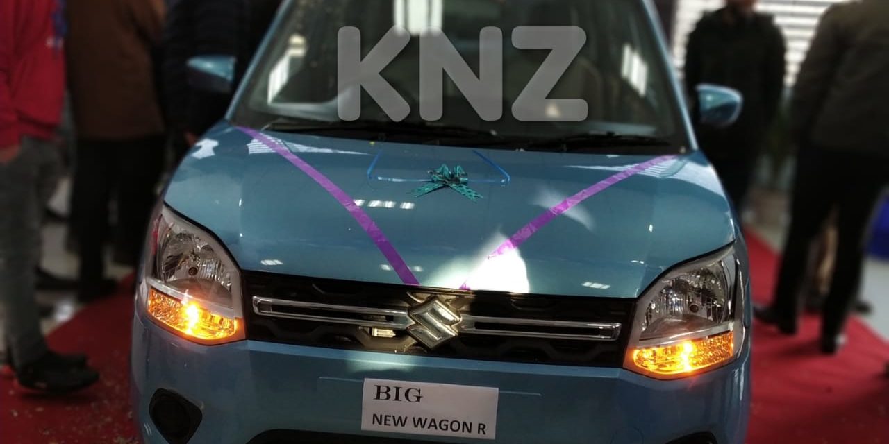 Jamkash Vehicleades Ganderbal unveils Big New WagonR