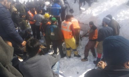 Seven  dead bodies recovered from avalanche near Jawahar Tunnel