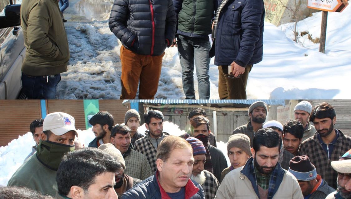 ADDC Ganderbal takes stock of post-snowfall situation in Kangan areas