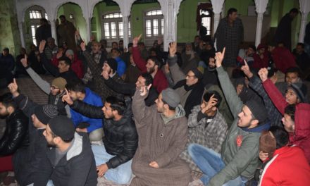 At least 200 youth decided to guard Mirwaiz voluntarily