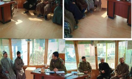 Police Public meet held at Sumbal