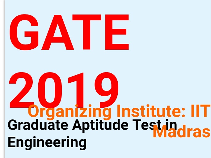 GATE-2019: Question papers & official Answer Keys are available