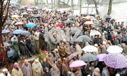 Senior PDP leader Qazi Afzal laid to rest at Lar Ganderbal