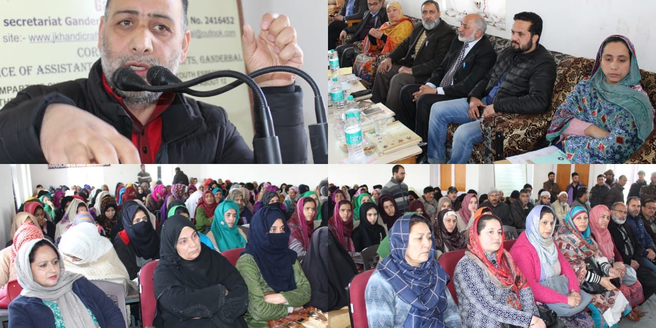 Handicrafts Department organizes artisan awareness camp at Ganderbal