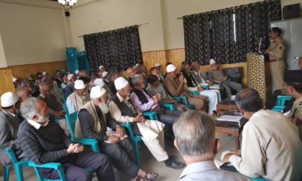 SSP Srinagar held meeting with retired police personnel, Reviewed welfare measures