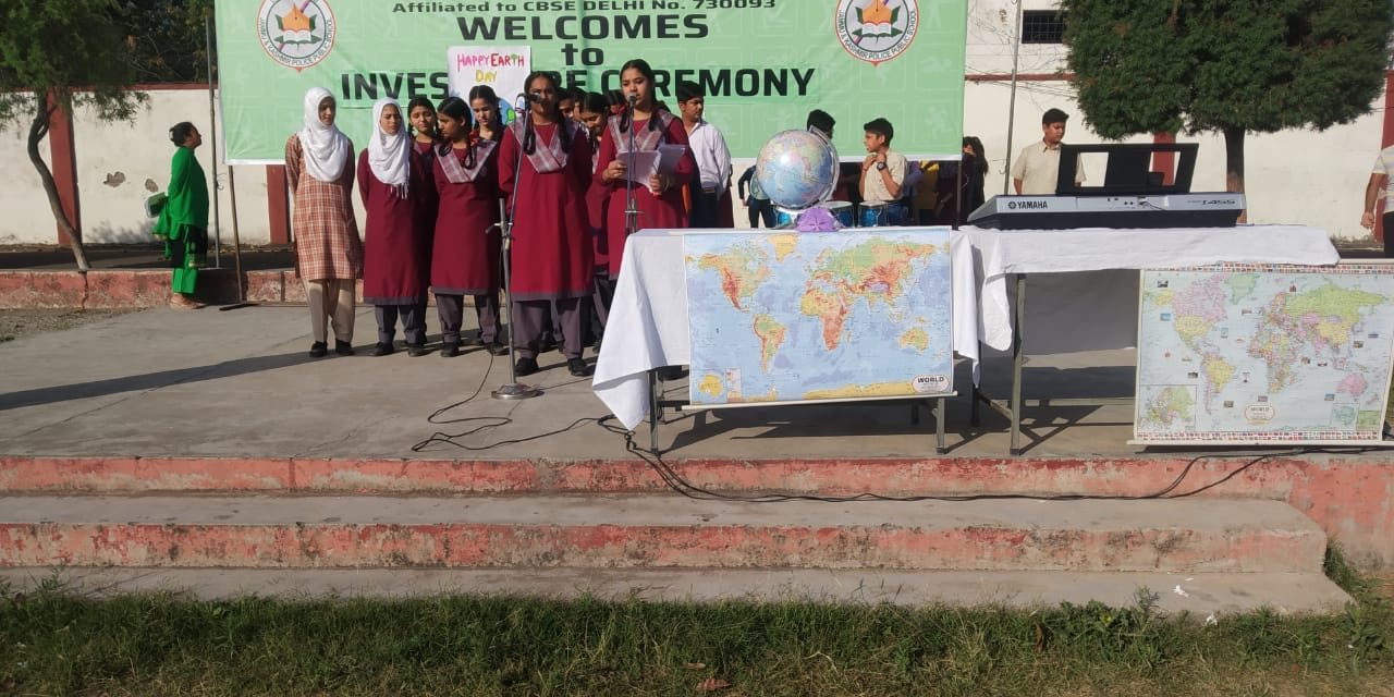 Police Public School Jammu celebrates Earth Day