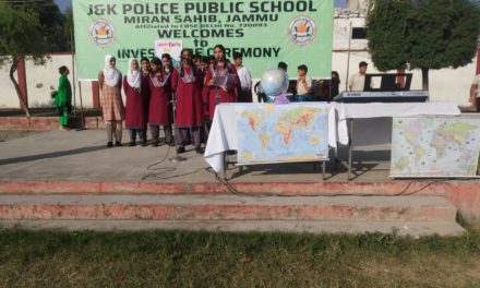 Police Public School Jammu celebrates Earth Day