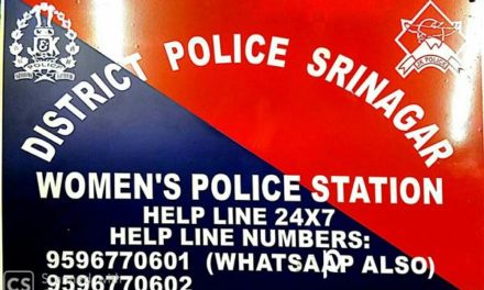 On SSP’s directions, helpline established for women, girls in Srinagar
