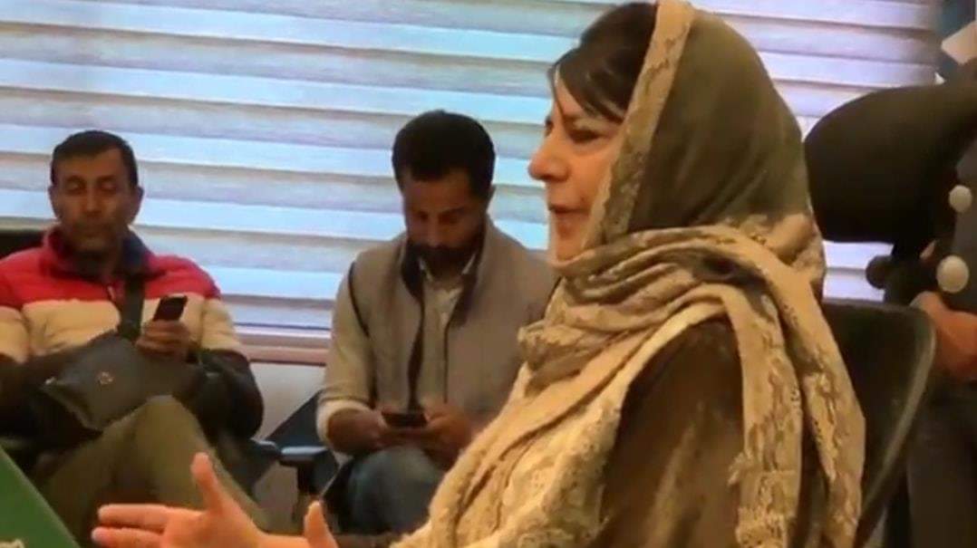 Mehbooba appeals GOI to force ceasefire in Kashmir during Ramadan