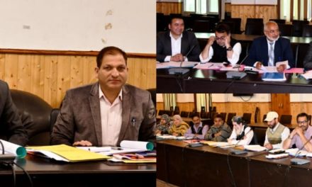 DLRC Meeting held in Ganderbal Banks extend Rs 547 Crores for the financial year 2018-19 against the target of 645 Crores.