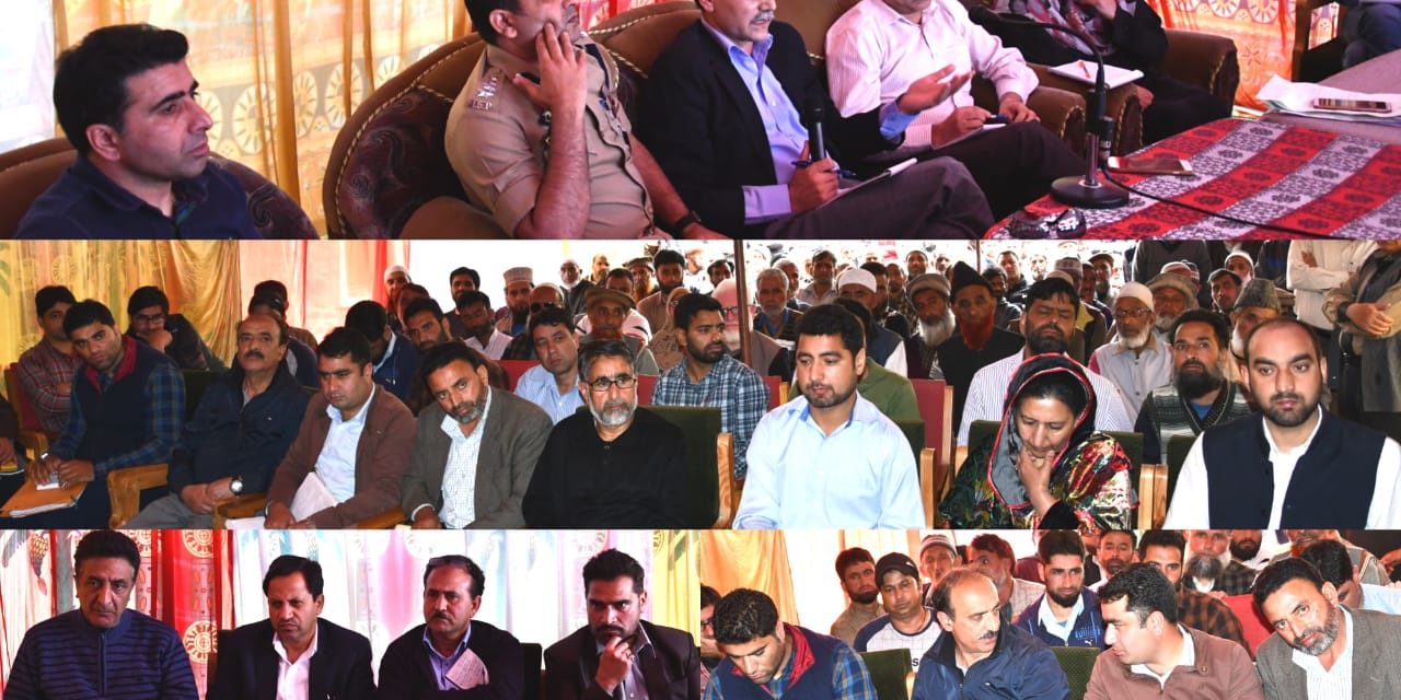 DDC Ganderbal holds public outreach programme at Gund