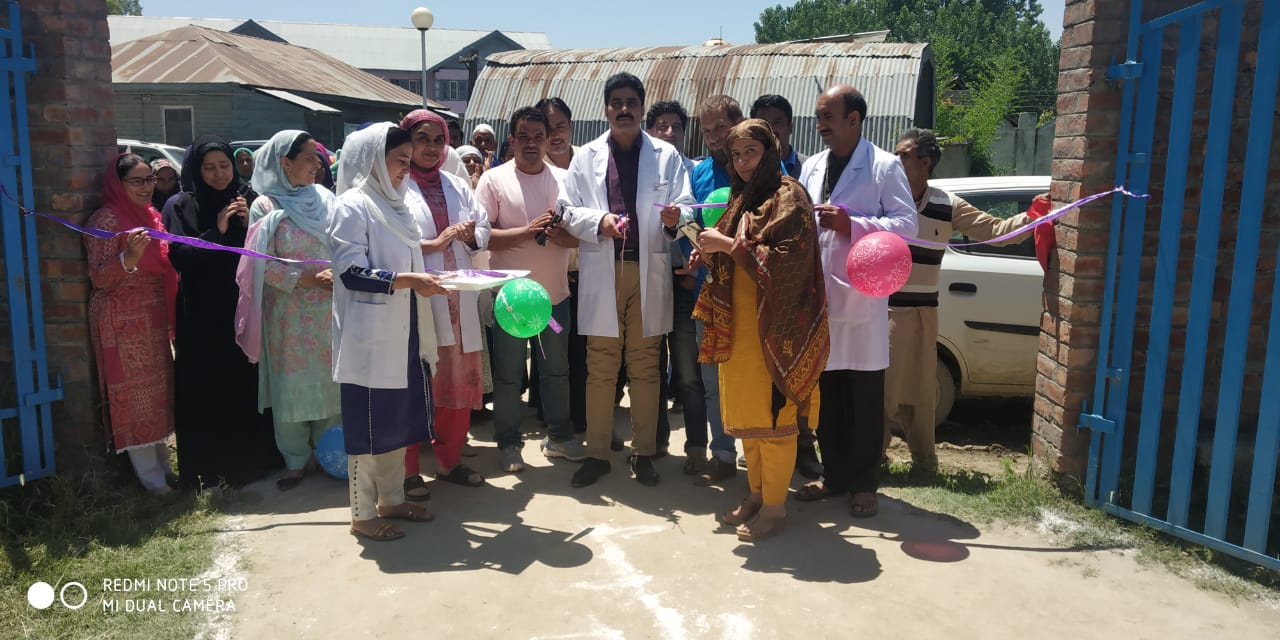 Intensified Diarrhea control  fortnight center  inagurated at CHC Sumbal