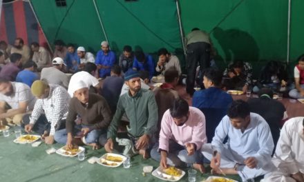13 RR, Organized iftar party at Naidkhai