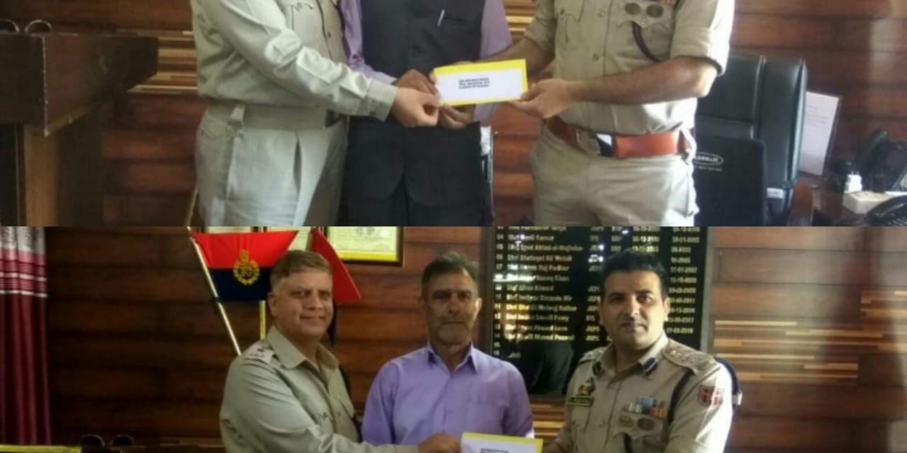 SSP Ganderbal Bids  Farewell To Two Superannuating Police Officers At District Police Office Ganderbal