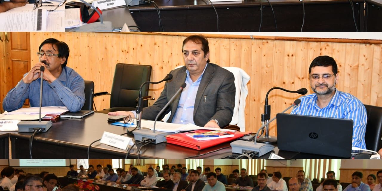 Div Com reviews implementation of various developmental projects in Bandipora, Ganderbal  Stresses on regular monitoring of works, close coordination with Panchayat representatives