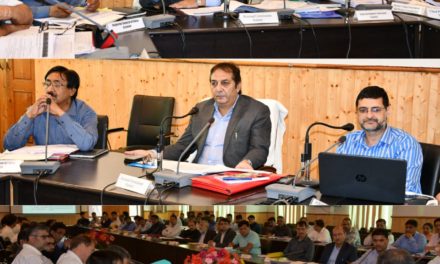 Div Com reviews implementation of various developmental projects in Bandipora, Ganderbal  Stresses on regular monitoring of works, close coordination with Panchayat representatives