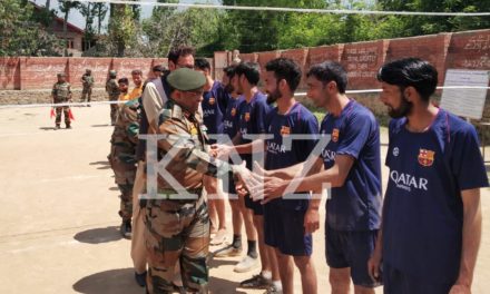 Army organises volleyball tournament in Gutlibagh Concludes