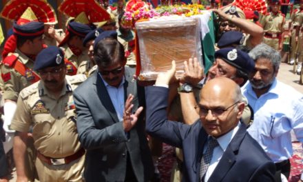 Wreath laying ceremony for Martyr Arshid Khan held at DPL Srinagar