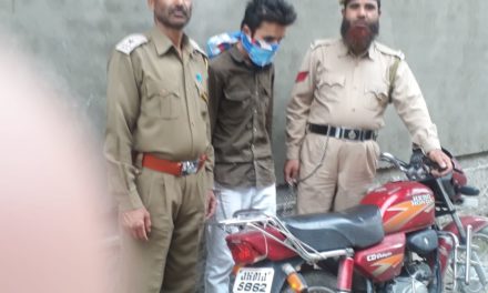 Srinagar police solves theft case, accused arrested