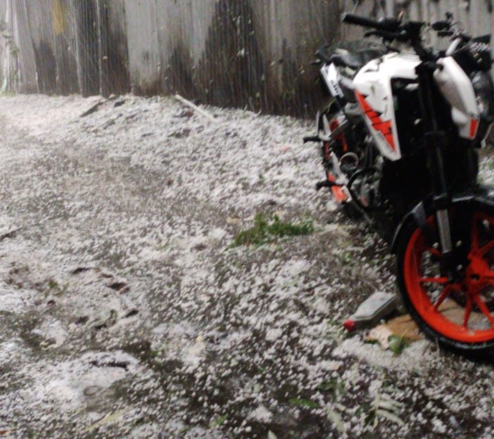 Hailstorm wrecks havoc in Pulwama areas