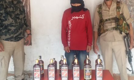 Bootlegger Arrested In Poshkar Kangan, 13 Bottles Of Illicit Liquor Recovered