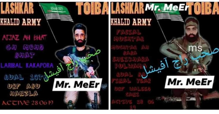 Two Pulwama youth join LeT, picture goes viral