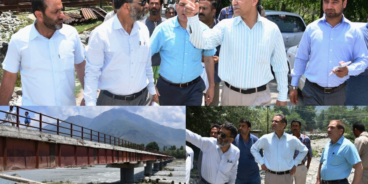 DDC Ganderbal inspects several projects under JKPCC in district