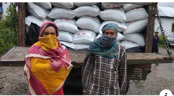 Truck carrying 200 bags of Govt rice meant for black marketing seized in Kulgam, two arrested