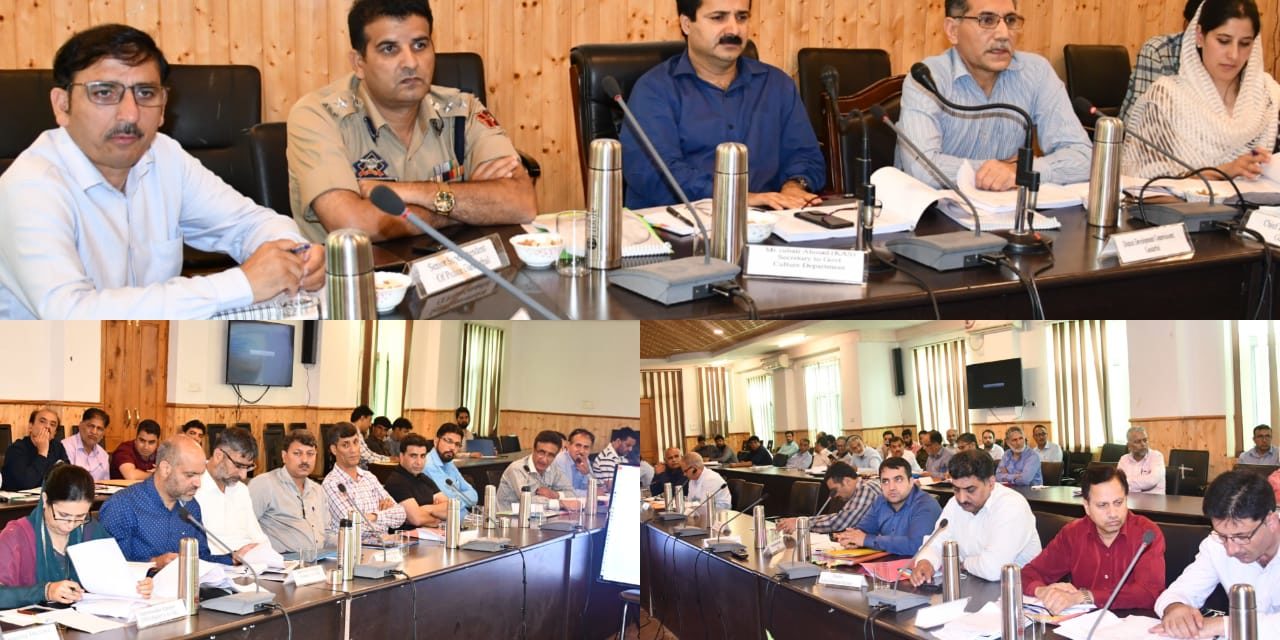 Secretary Culture reviews progress on various dev projects in Ganderbal  Stresses on regular monitoring of works