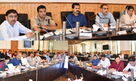 Secretary Culture reviews progress on various dev projects in Ganderbal  Stresses on regular monitoring of works