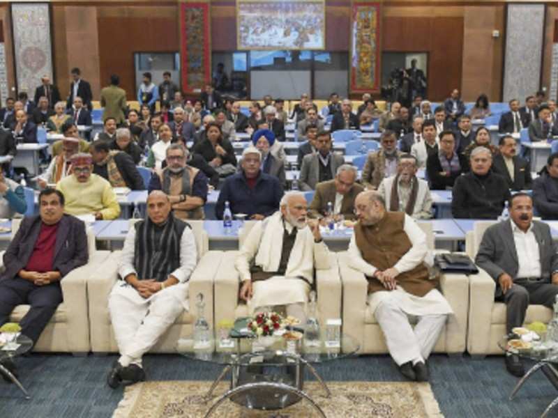 Spread message of development in JK: PM tells union ministers