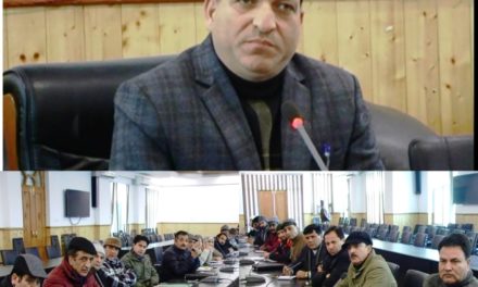 DDC Ganderbal takes stock of healthcare facilities in the district.