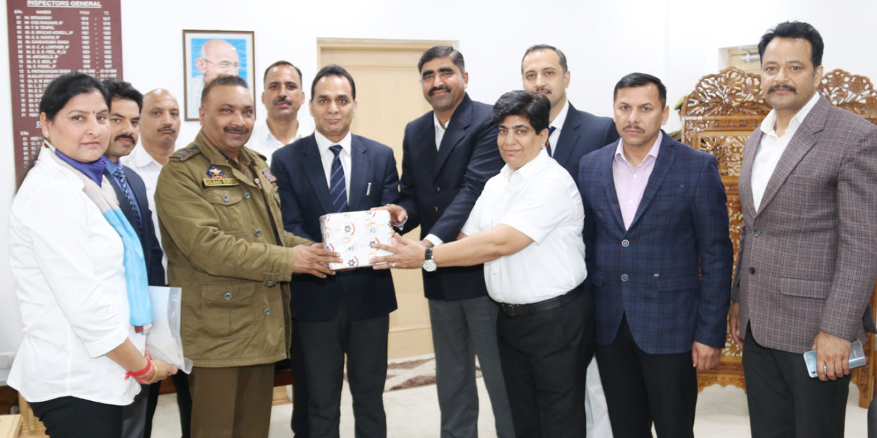 DGP felicitates Police Badminton team for winning medals in All India Police Badminton C’ship
