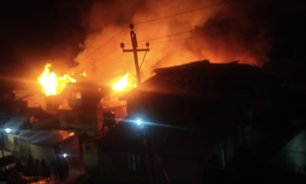Three residential houses gutted in Bandipora fire