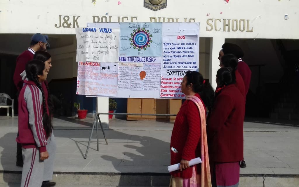 JKPPS organizes awareness Campaign on Coronavirus