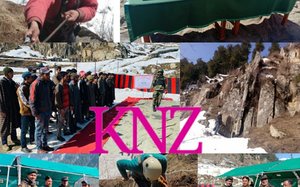 Local youth show skills at Rock climbing competition organised by Indian Army