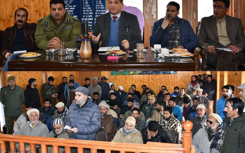 DDC Ganderbal held public interaction at several places, takes stock of public grievances