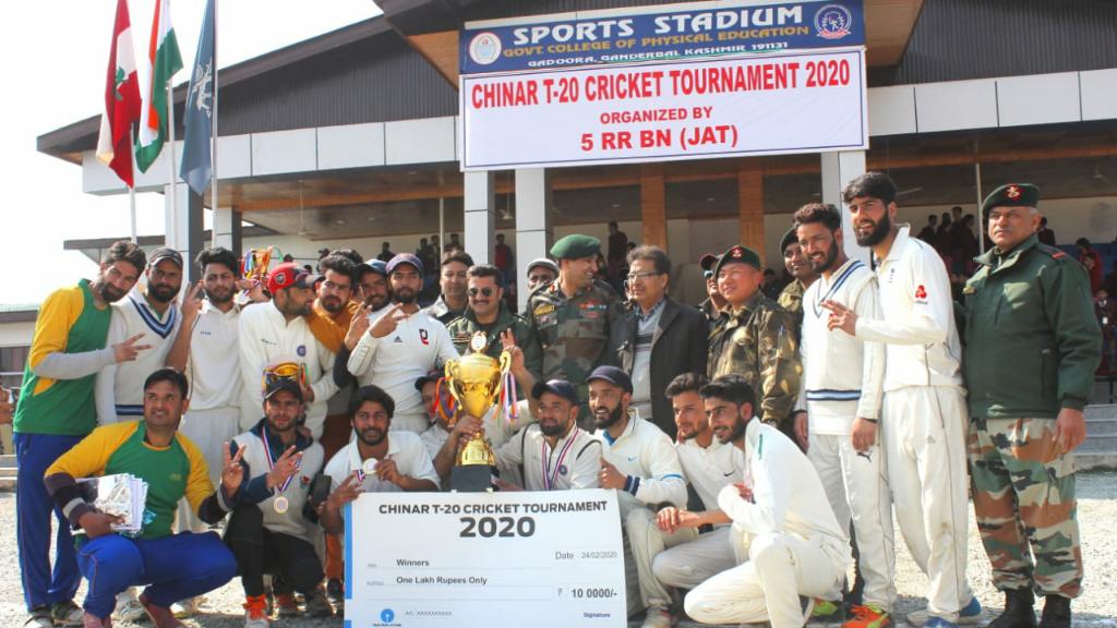 Lar Eleven Crowned Champions Of Chinar T-20 Cricket in Ganderbal